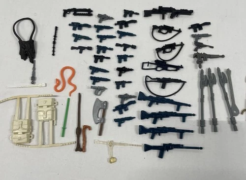 Vintage Original 80s Star Wars Toy Accessories 40+ Weapons Only