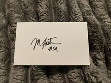 Mason Foster Tampa Bay Buccaneers Signed 3x5 Index Card Football NFL NCAA