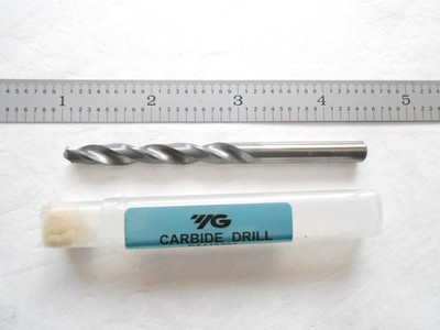 NEW YG-1, 5XD LETTER ''D'' CUT DIA. X 2'' FL X 3-1/4'' OAL SOLID CARBIDE DRILL