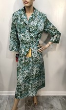 VTG 1960s Glenhaven DEADSTOCK w/TAGS Abstract MID-CENTURY Belt-Back SUIT Sz-M