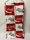 Vintage Coca Cola Bell Bottom Drawstring Beach Pants 37” Length 18” Wide Waist