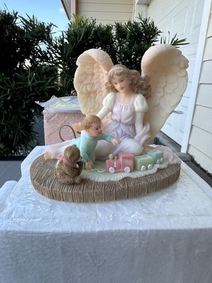 SERAPHIM CLASSICS ANGELS TO WATCH OVER ME FIRST YEAR BOY FIGURINE w/ BOX #78092