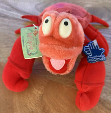 Vintage Sebastian The Little Mermaid Plush Red Crab Applause New w/ Tags