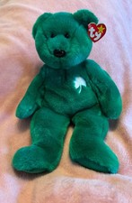 CT Ty Large Plush Beanie Buddy ERIN the Irish Bear 14" MWCT Stuffed Animal Toy