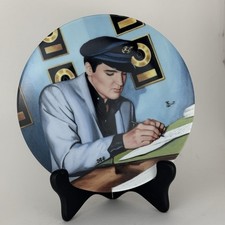 Elvis Presley Collector Plate &ldquo;Closing The Deal&rdquo; #15 Hand Numbered 8116 A