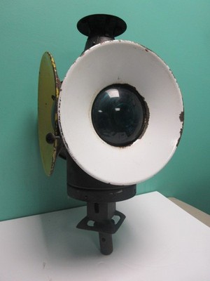 Vintage Antique DRESSEL Railroad Lantern 4 Way Switch Signal Train Light USA