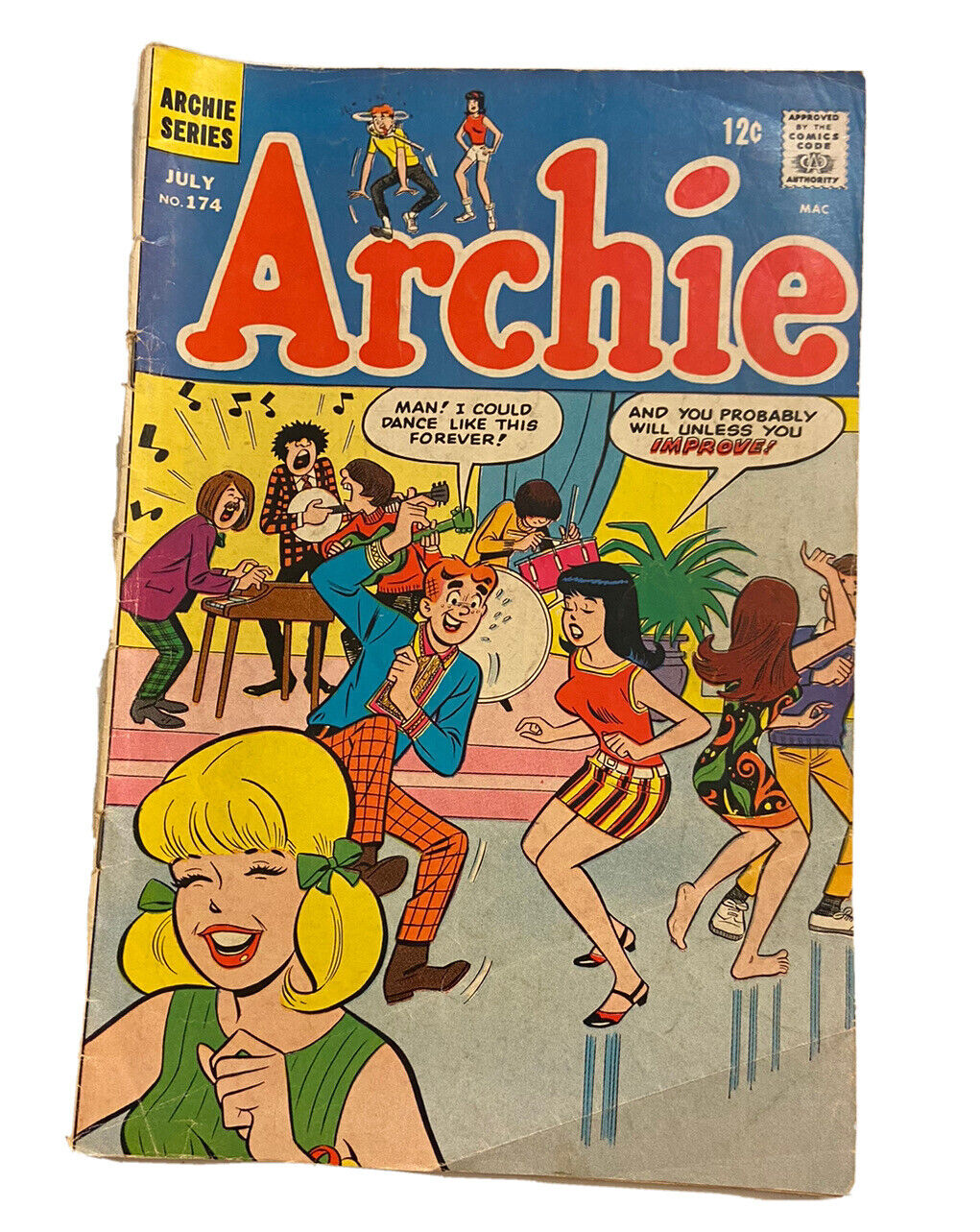 Archie #174 July 1967 Betty Veronica (Archie Comic Series) Vintage Comic  Book | eBay