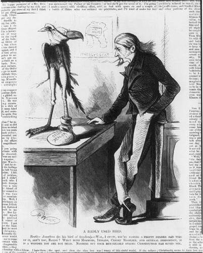 Un uccellino usato male, fratello Jonathan, 1873, mormoni, indiani, nobiliare del credito, aquila - Foto 1 di 1