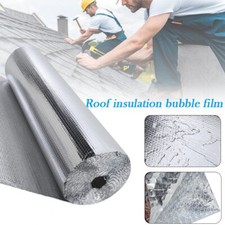 Thermal Insulation Aluminium Foil Membrane Loft Wall Shed Caravan Vapour Barrier