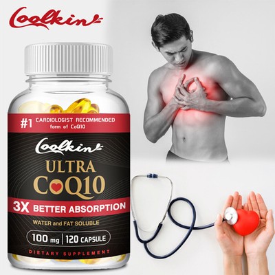 120pcs Ultra CoQ10 100mg - Cardiovascular Heart Health,Extra Strength Absorption