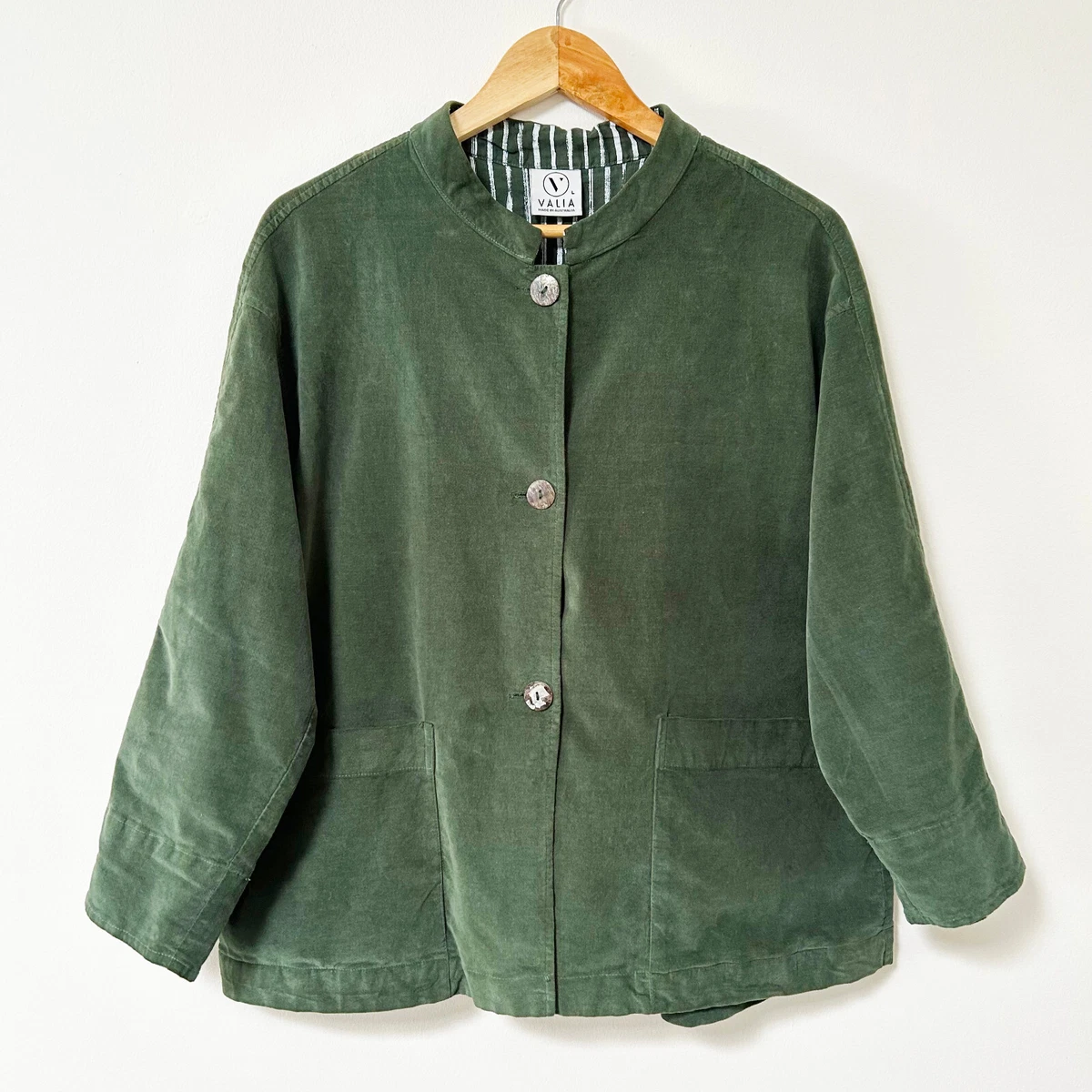 Green velvet shop cardigan
