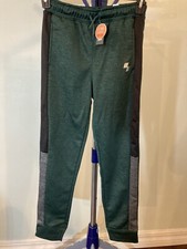 Place Sport Youth Activewear Pants Large 10/12 Green  Grey New With Tags