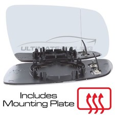 Wing Mirror Glass VW Golf Mk4 1J1 1997-2006 Heated Aspherical Drivers Side Right