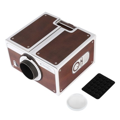 2nd Gen Mini DIY Portable Smart Phone Projector Home Cinema ETZ