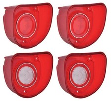1968 68 Gm Impala Bel Air Tail Lamp Backup Reverse Light Lens Set Limited Offer