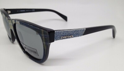 Diesel DL 0111 Blue/Beige Denim 92C Plastic Sunglasses Frame 54-18