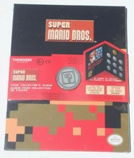 Super Mario Bros ThinkGeek Mystery Collector Coin Case Included