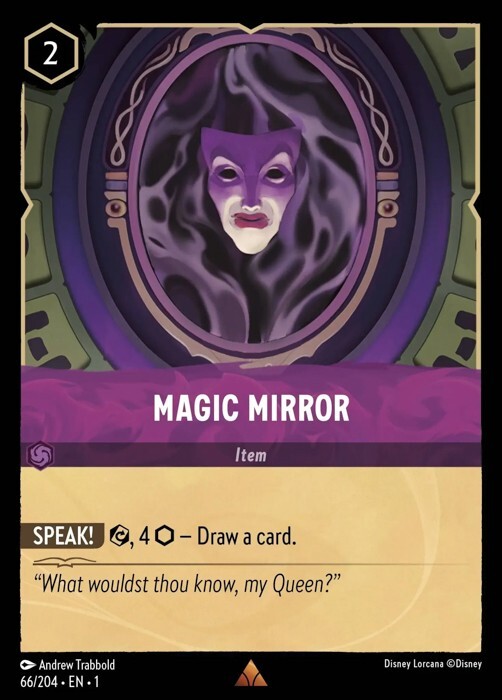 Magic Mirror 66/204 Rare The First Chapter Disney Lorcana | eBay