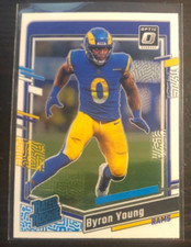 2023 Panini Donruss Optic BYRON YOUNG Rated Rookie RC #266 Rams