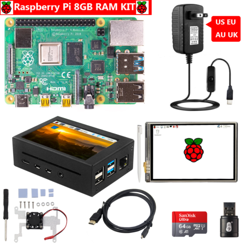 Raspberry Pi 4 B 8GB RAM Kit with 3.5