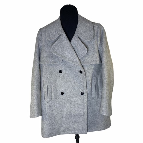 Wool Blend Peacoat Womens 