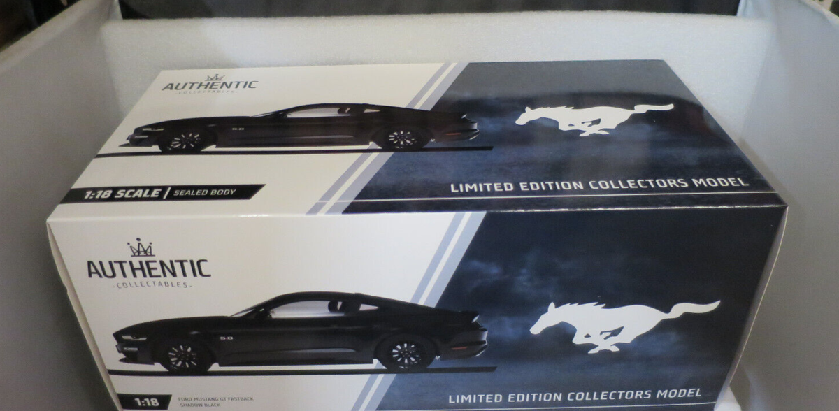 1/18 AUTHENTIC COLLECTABLE Ford Mustang GT Fastback SHADOW 1/18 AUTHENTIC COLLECTABLE Ford Mustang GT Fastback SHADOW