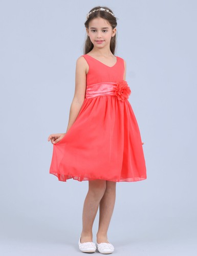 Formal Girls Bridesmaid Dresses Wedding Party Ball Prom Gown Long Cocktail Dress - Picture 40 of 116