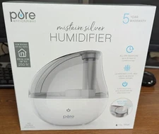 LOT OF 2 - PURE ENRICHMENT MISTAIRE SILVER HUMIDIFIER NEW IN BOX