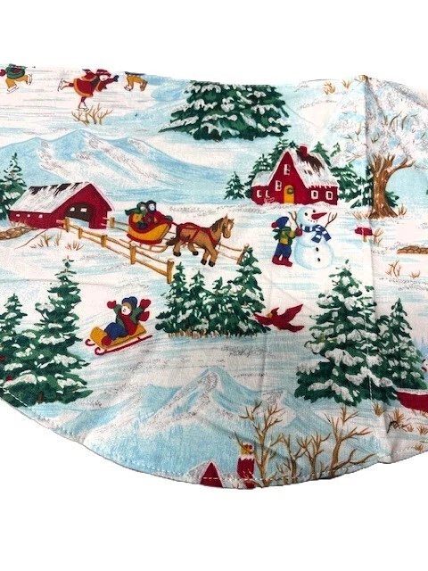 Elegante servilleta de Navidad predoblada árbol de Navidad mesa paño reutilizable Foto 4 de 4