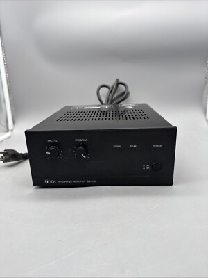 TOA BG-130 Integrated 30W 3-Channel Mixer Amplifier - Tested | eBay