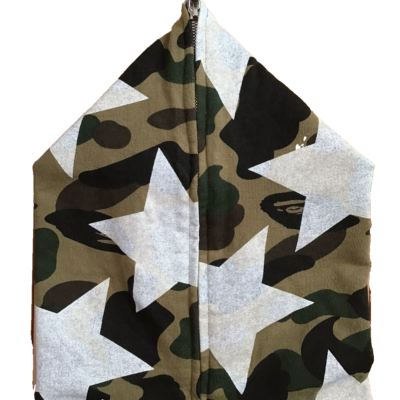 BAPE Sta full zip hoodie 1st camo green a bathing ape star Size M