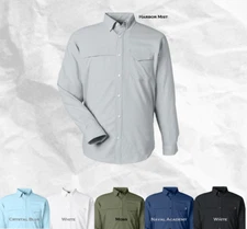 Men's HUK - Tide Point Solid Long Sleeve Shirt | UPF30+ | H150172