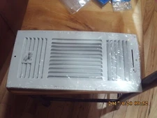 HART/COOLEY 683M 14 06 W 14" X 6" STEEL WHITE MULTI SHUTTER 3 WAY VENT New