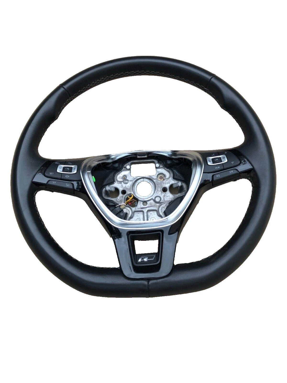 Volkswagen черный руль для автомобилей и грузовиков и кнопки клаксона