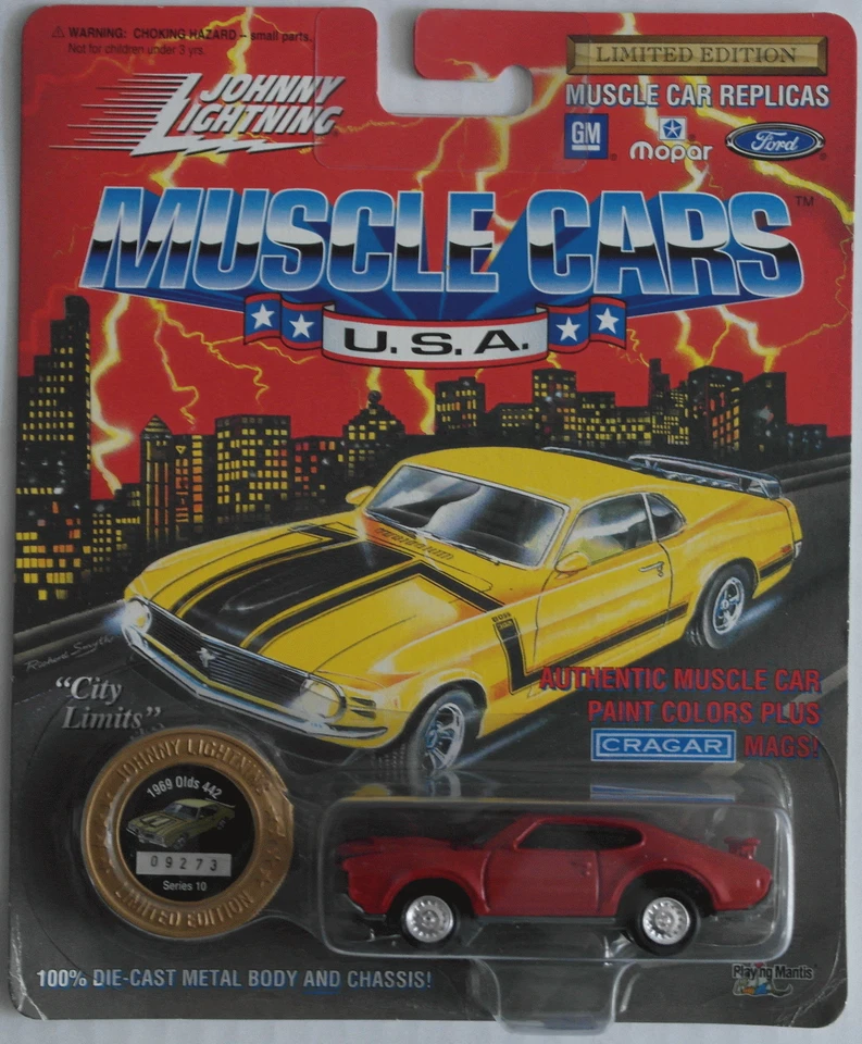 Johnny Lightning – ´69 Olds 442 weinrot Neu/OVP - Bild 1 von 1
