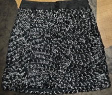 ZARA SEQUIN MINI SKIRT WOMENS XS FESTIVAL CLUB