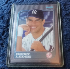 Bowman Chrome 1996 Ricky Ledee New York Yankees Rookie #103 MLB Baseball Card. rookie card picture