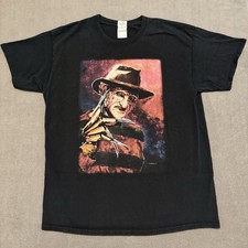 2013 Freddy Krueger Nightmare On Elm Street T-Shirt HOLES READ Men's Large