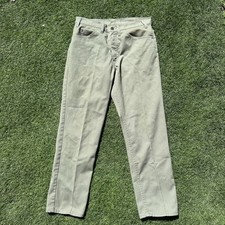 Vintage 60s Levis Beige Denim Jeans 31 x 27