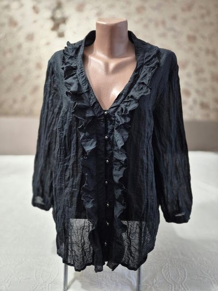 Women Gerry Weber Shirt Black 42 / XL / 50