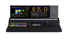 folding display T3 DMX512 controller RGB led motorized fader light console case