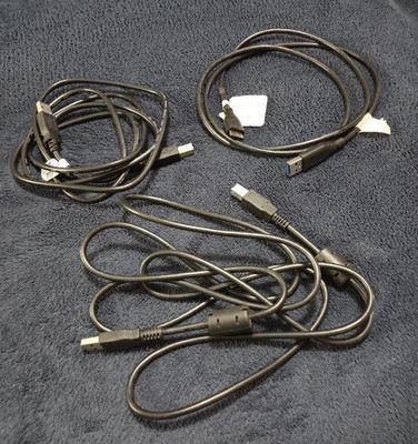 Western Digital OEM USB 3.0 to Micro-B Super,Standard USB-A to USB-B cables (3)