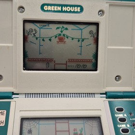 Nintendo Game & Watch "Green House" Multi Screen Handheld Console Tested & Works