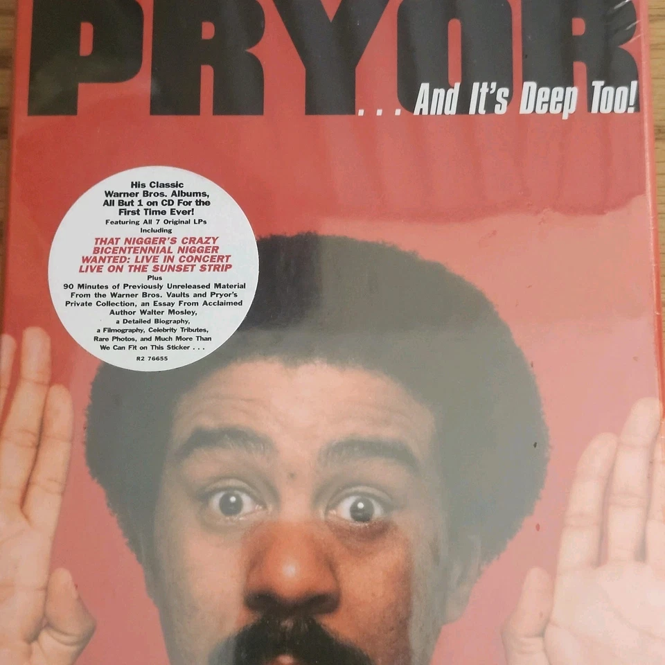 Richard Pryor "And It's Deep Too!" 1968-1992 Complete Warner 9 CD Box Set NEW Foto 4 de 4