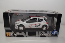B86 1:18 SOLID 9068 PEUGEOT 207 SUPER 2000 WHITE MIB