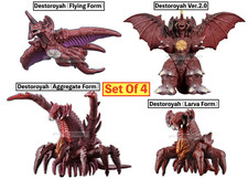 Godzilla Store Limited Movie Monster Series Destoroyah Ver.2.0  Forms Set of 4