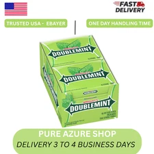 WRIGLEY'S DOUBLEMINT Mint Gum Chewing Gum Bulk Pack, 15 Stick (Pack of 10)