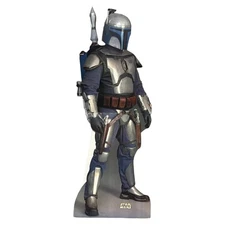 Star Wars Jango Fett Lifesize Cardboard Cutout Standup Standee Mandalorian Flaw
