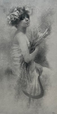 Allegorische Studie ''L'ete'' 1909 der französischen Fotografin Celine Laguarde