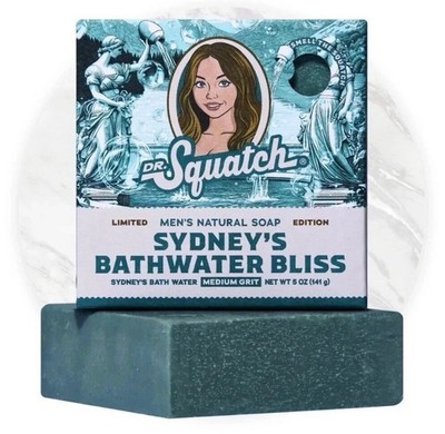 Dr. Squatch Sydney Sweeney Bath Water Bliss Soap Bar New and Sealed